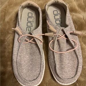 Hey Dude WENDY Beige Patterned Shoes